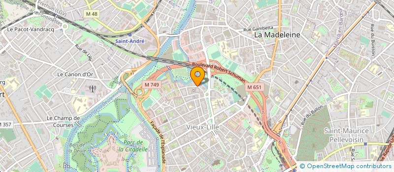 localisation de l'entreprise SCI SARA à LILLE