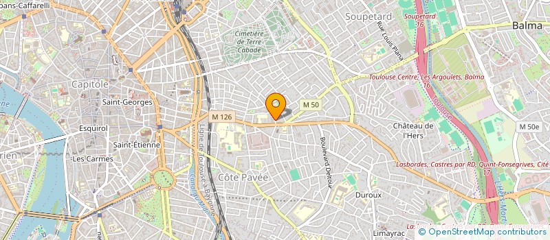 localisation de l'entreprise SCI SARABELLE à TOULOUSE
