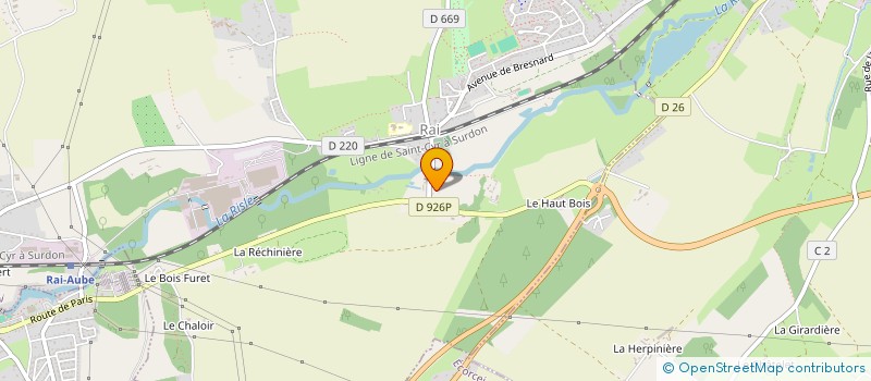 localisation de l'entreprise SCI SARACHEL à RAI