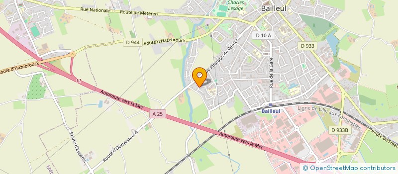 localisation de l'entreprise SCI SARAH 1 à BAILLEUL