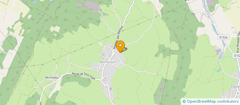localisation de l'entreprise SCI SARAH  ANNOISIN-CHATELANS