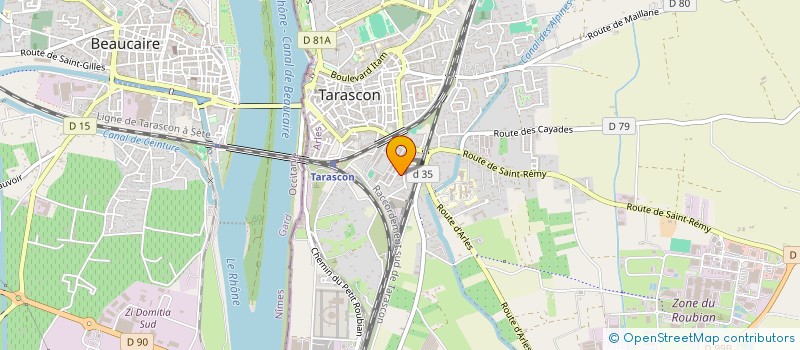 localisation de l'entreprise SCI SARAH  TARASCON