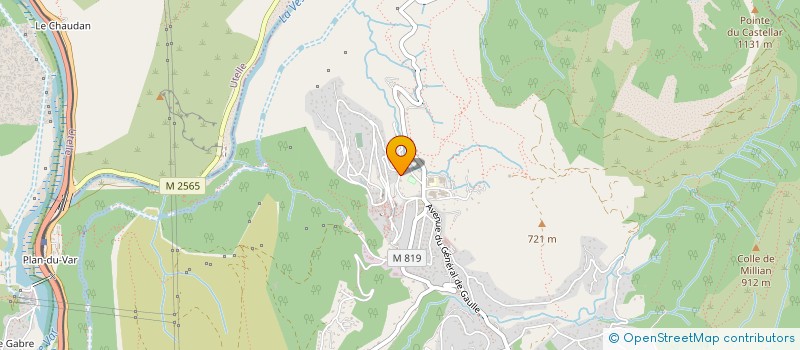 localisation de l'entreprise SCI SARAH  LEVENS