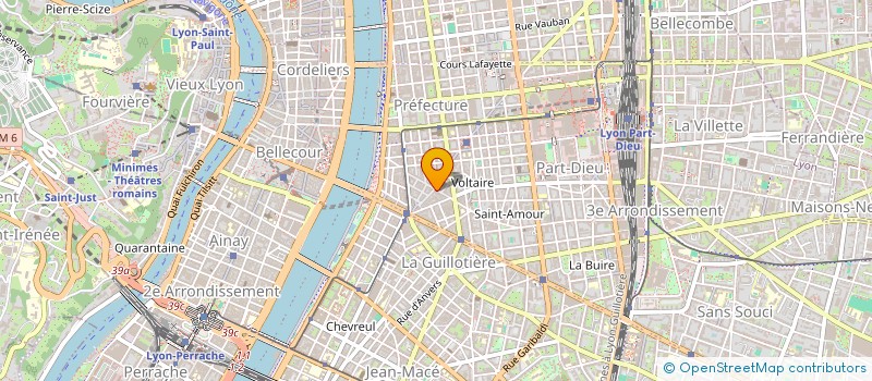 localisation de l'entreprise SCI SARAH  LYON