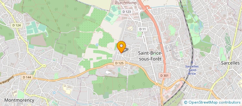 localisation de l'entreprise SCI SARAH à SAINT-BRICE-SOUS-FORET
