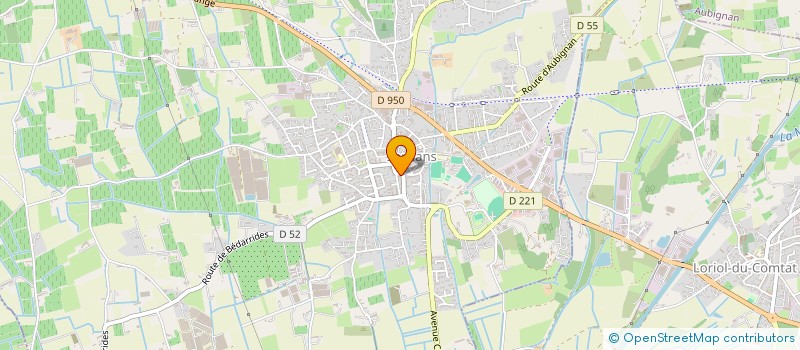 localisation de l'entreprise SCI SARAH  SARRIANS