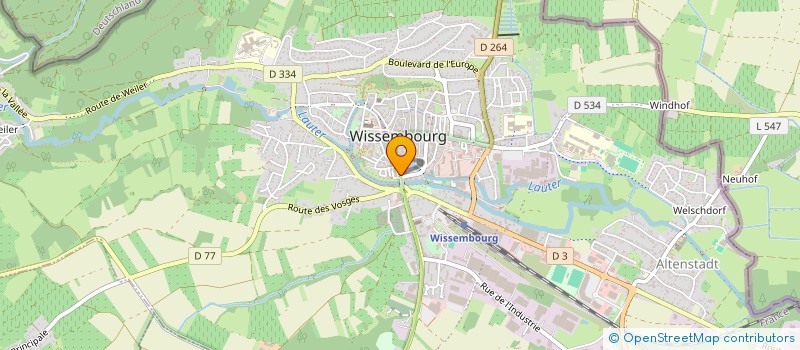 localisation de l'entreprise SCI SARAH  WISSEMBOURG