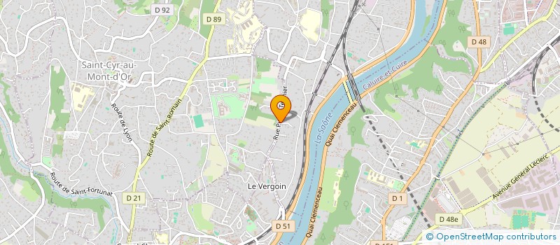 localisation de l'entreprise SCI SARAH  COLLONGES AU MONT D'OR