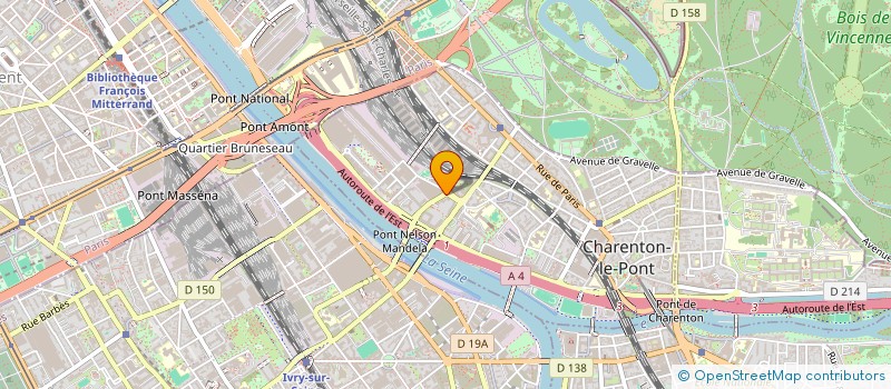 localisation de l'entreprise SCI SARAH  CHARENTON-LE-PONT