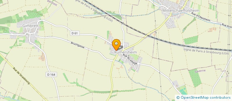 localisation de l'entreprise SCI SARAH  BERSTETT