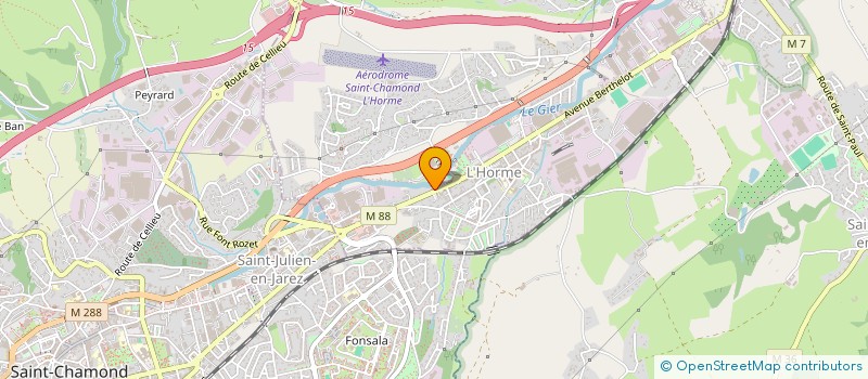 localisation de l'entreprise SCI SARAH  L'HORME