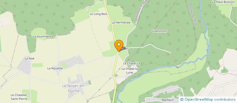 localisation de l'entreprise SCI SARAH  LE NOYER-EN-OUCHE