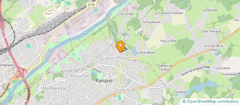 localisation de l'entreprise SCI SARAH à PANAZOL