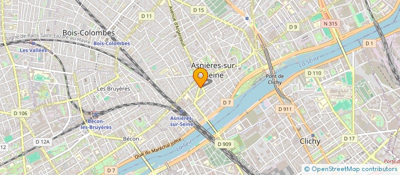 localisation de l'entreprise SCI SARAH DAVID à ASNIERES-SUR-SEINE