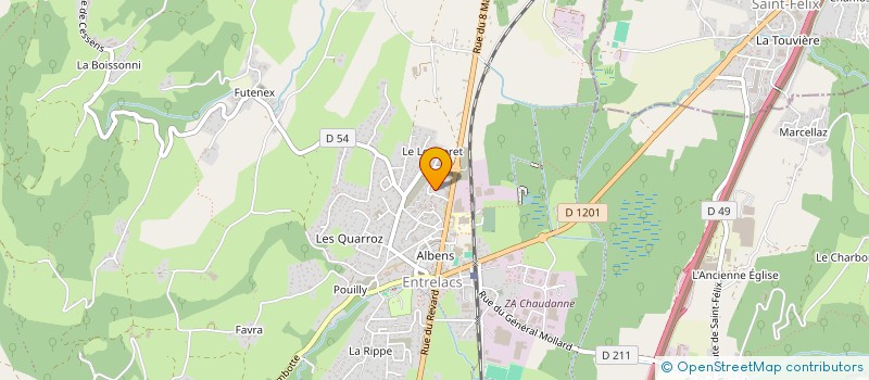 localisation de l'entreprise SCI SARAH-DEWI-ANGELIQUE  ENTRELACS