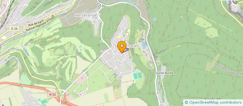 localisation de l'entreprise SCI SARAH HUGUES  HAUCOURT-MOULAINE