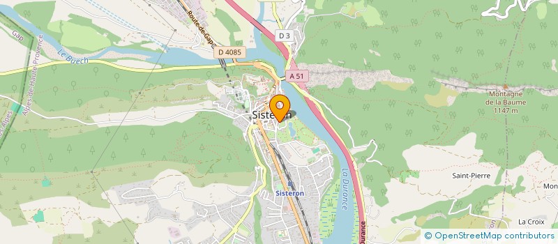 localisation de l'entreprise SCI SARAH LISA  SISTERON