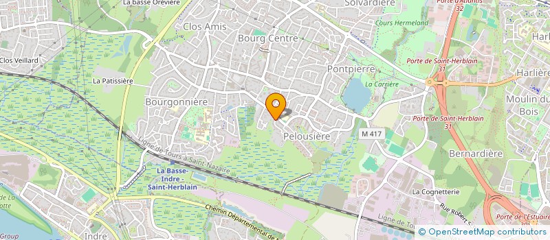 localisation de l'entreprise SCI SARAH LM  SAINT-HERBLAIN