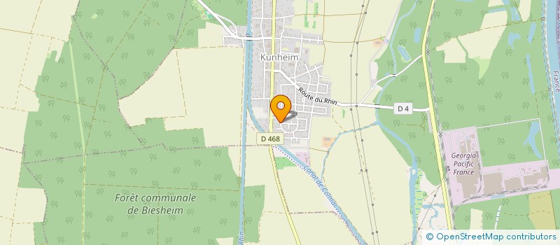 localisation de l'entreprise SCI SARAIL 2  URSCHENHEIM