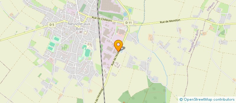 localisation de l'entreprise SCI SARAIVA à NEUVILLE-AUX-BOIS