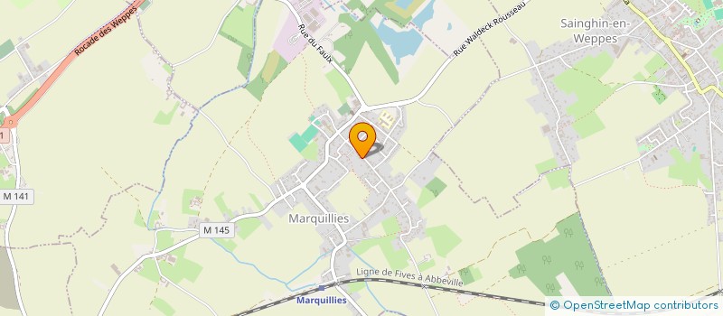 localisation de l'entreprise SCI SARAJAME  MARQUILLIES