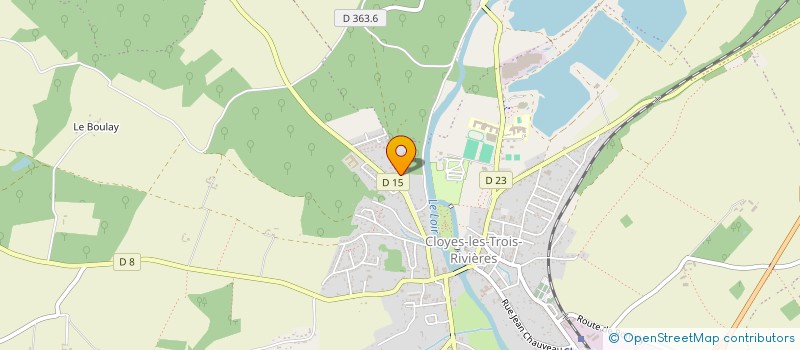localisation de l'entreprise SCI SARALEX à CLOYES-LES-TROIS-RIVIERES