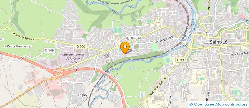 localisation de l'entreprise SCI SARALISE  AGNEAUX