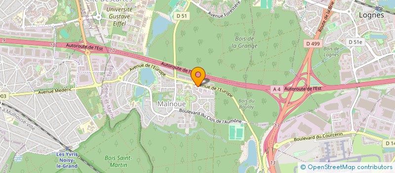 localisation de l'entreprise SCI SARALIYA  EMERAINVILLE