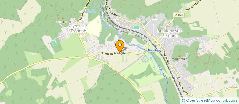 localisation de l'entreprise SCI SARALYA  VAYRES-SUR-ESSONNE