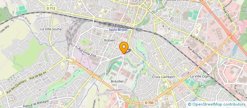 localisation de l'entreprise SCI SARAM à SAINT-BRIEUC