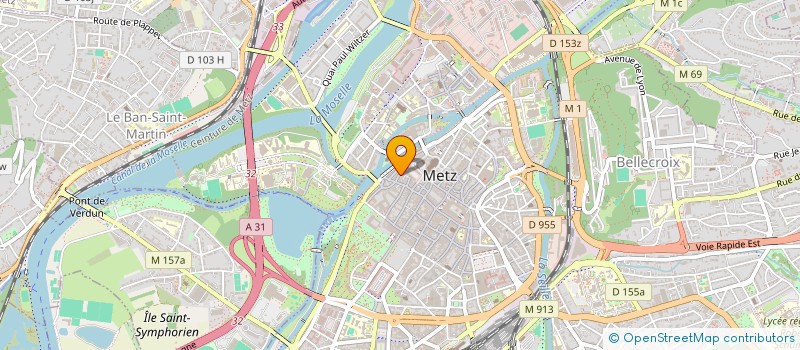 localisation de l'entreprise SCI SARAN LOISIRS  METZ