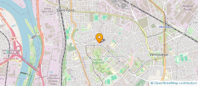 localisation de l'entreprise SCI SARANA  VENISSIEUX