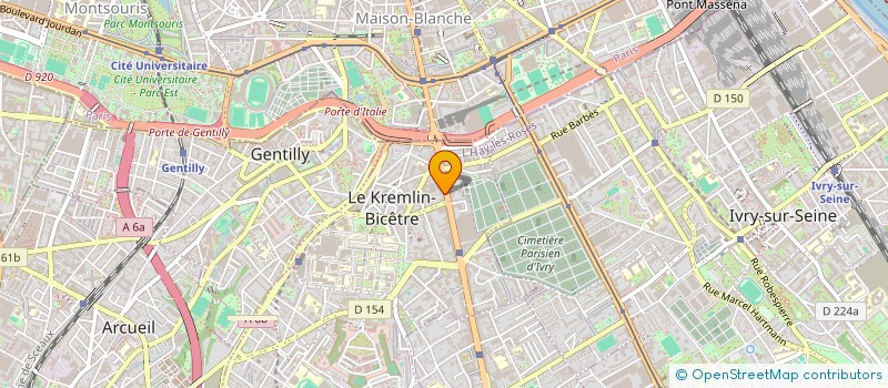 localisation de l'entreprise SCI SARAPI à LE KREMLIN-BICETRE