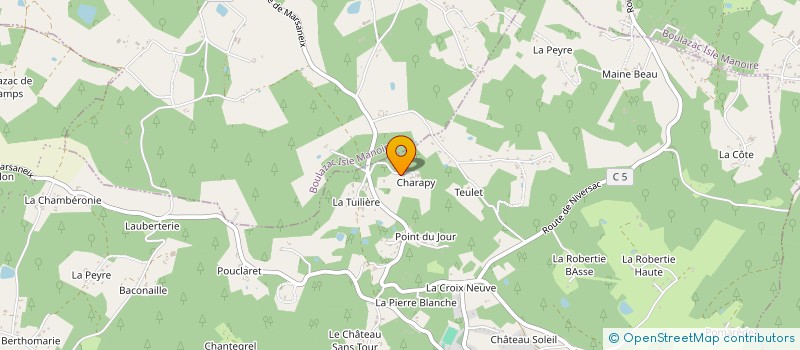 localisation de l'entreprise SCI SARAPY à SANILHAC