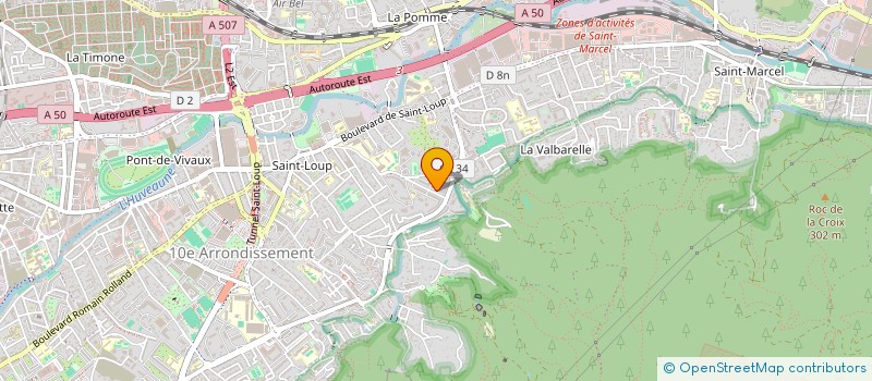 localisation de l'entreprise SCI SARAROX à MARSEILLE