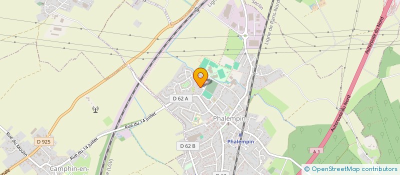 localisation de l'entreprise SCI SARATOGA à LESQUIN