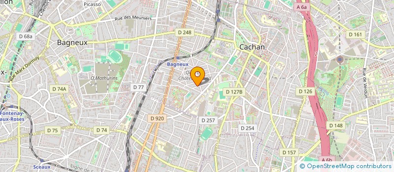 localisation de l'entreprise SCI SARAY 95  CACHAN