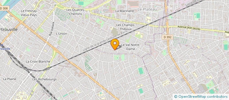 localisation de l'entreprise SCI SARB  SARTROUVILLE