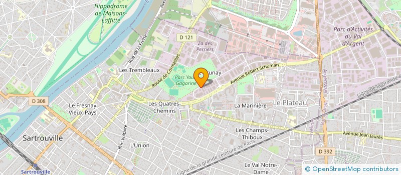 localisation de l'entreprise SCI SARBI  SARTROUVILLE