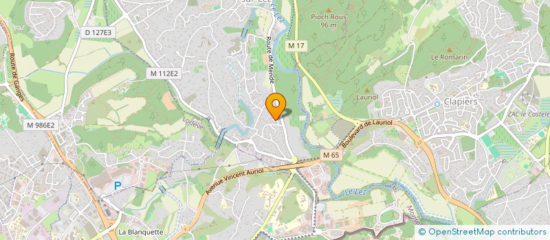 localisation de l'entreprise SCI SARC  MONTFERRIER-SUR-LEZ