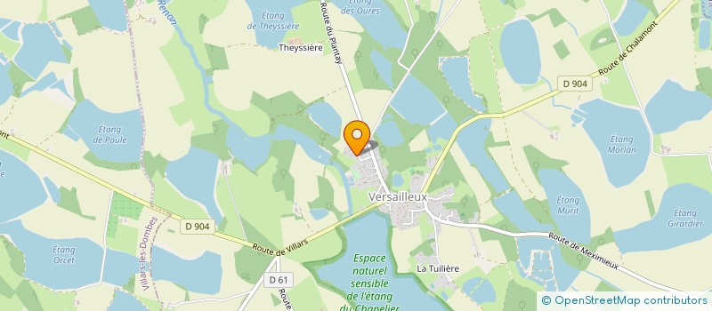 localisation de l'entreprise SCI SARCELLES  VERSAILLEUX