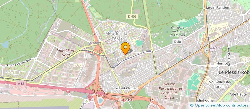localisation de l'entreprise SCI SARCELLES à MEUDON
