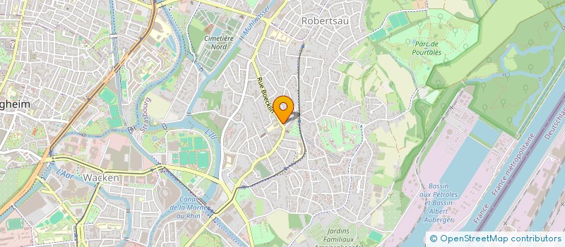 localisation de l'entreprise SCI SARDA à STRASBOURG