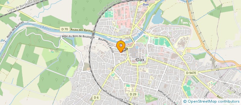 localisation de l'entreprise SCI SARDA DUTHIL à DAX