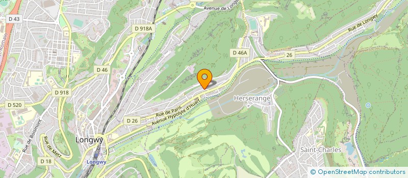 localisation de l'entreprise SCI SARDAIGNA  HERSERANGE