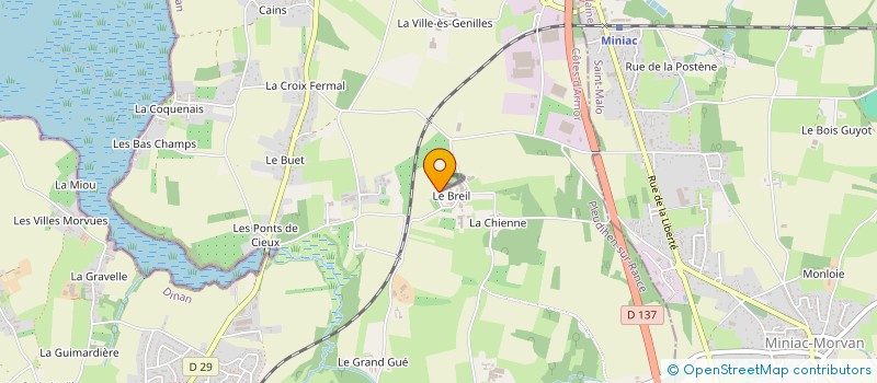 localisation de l'entreprise SCI SARDEGNA  PLOUER-SUR-RANCE