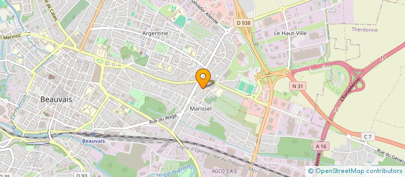 localisation de l'entreprise SCI SARDEGNA  BEAUVAIS