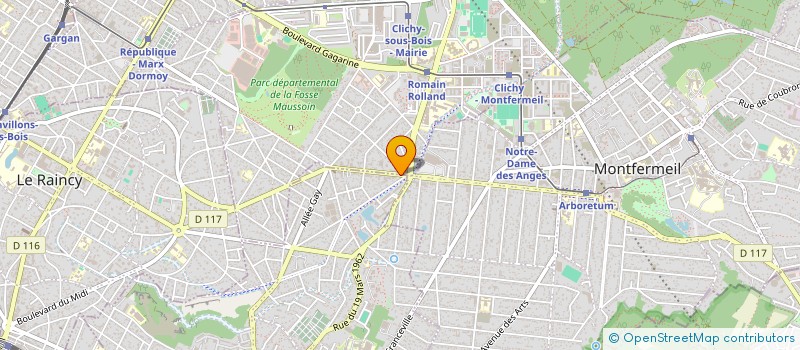 localisation de l'entreprise SCI SARE MARNE LA VALLEE à GAGNY
