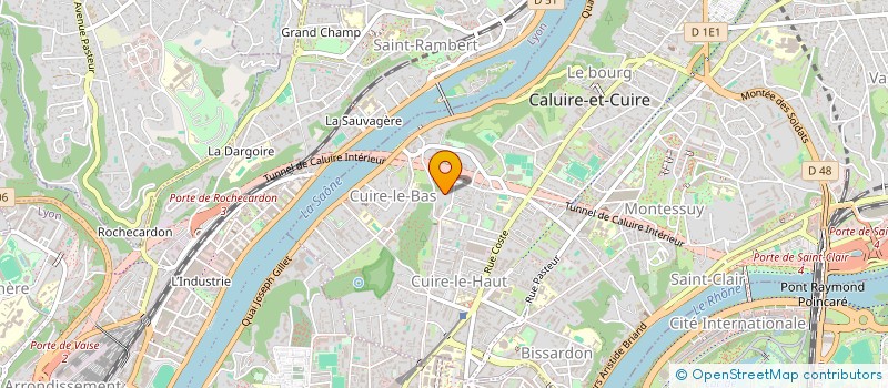 localisation de l'entreprise SCI SAREA  CALUIRE-ET-CUIRE