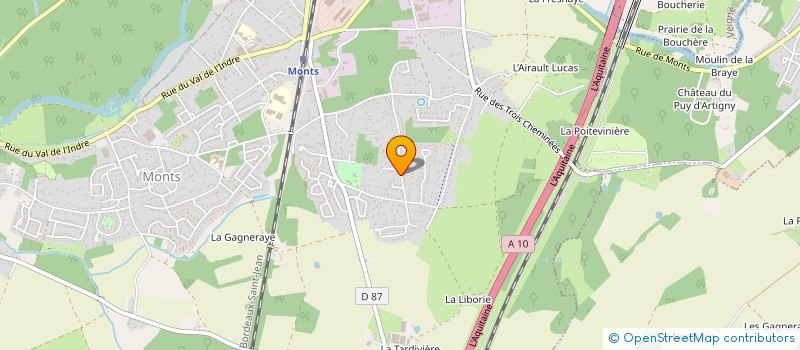 localisation de l'entreprise SCI SAREG à JOUE-LES-TOURS